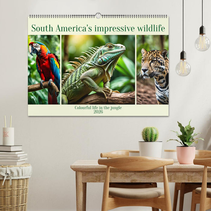 South America's impressive wildlife (CALVENDO Monthly Calendar 2026)