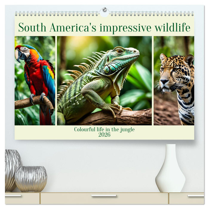 South America's impressive wildlife (CALVENDO Premium-Calendar 2026)