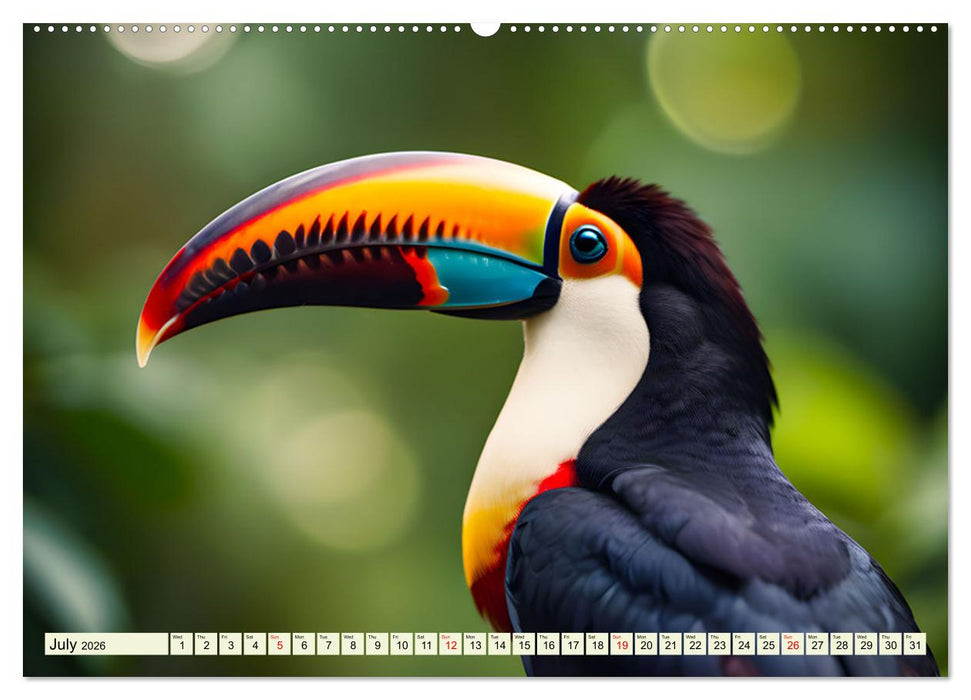 South America's impressive wildlife (CALVENDO Premium-Calendar 2026)