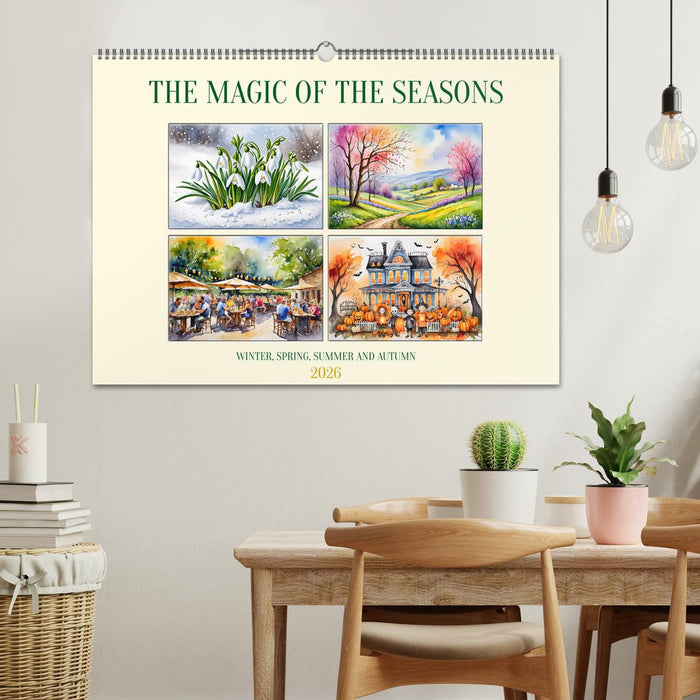 The magic of the seasons (CALVENDO Monthly Calendar 2026)