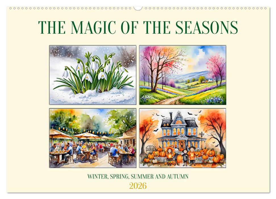 The magic of the seasons (CALVENDO Monthly Calendar 2026)