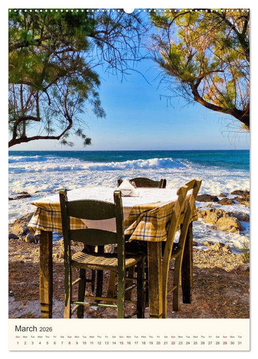 A feast for the eyes - Crete (CALVENDO Monthly Calendar 2026)