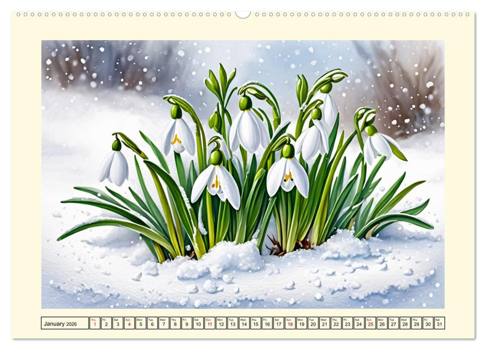 The magic of the seasons (CALVENDO Premium-Calendar 2026)