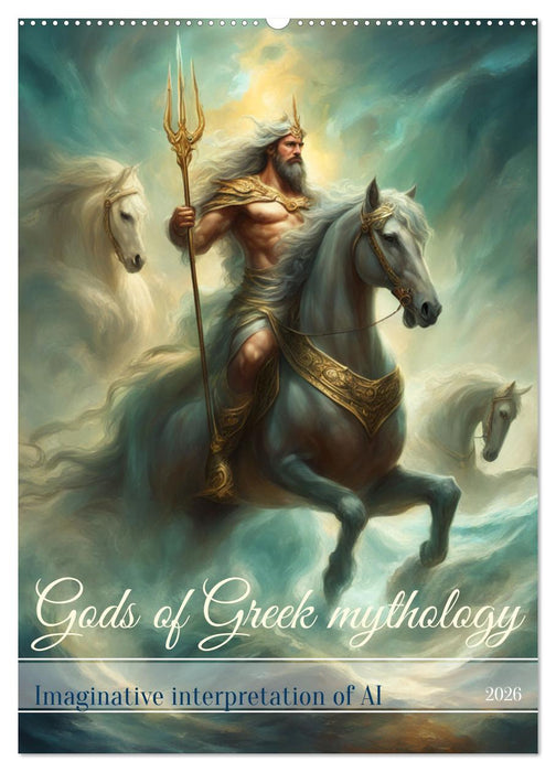 Gods of Greek mythology (CALVENDO Monthly Calendar 2026)