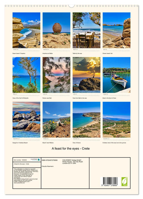 A feast for the eyes - Crete (CALVENDO Premium-Calendar 2026)