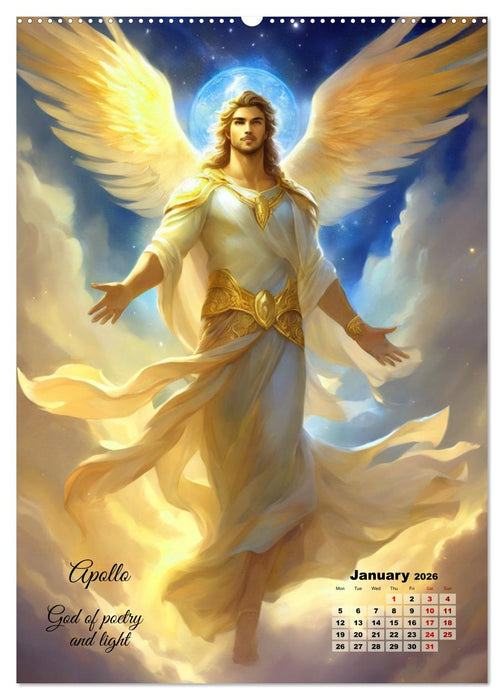 Gods of Greek mythology (CALVENDO Premium-Calendar 2026)