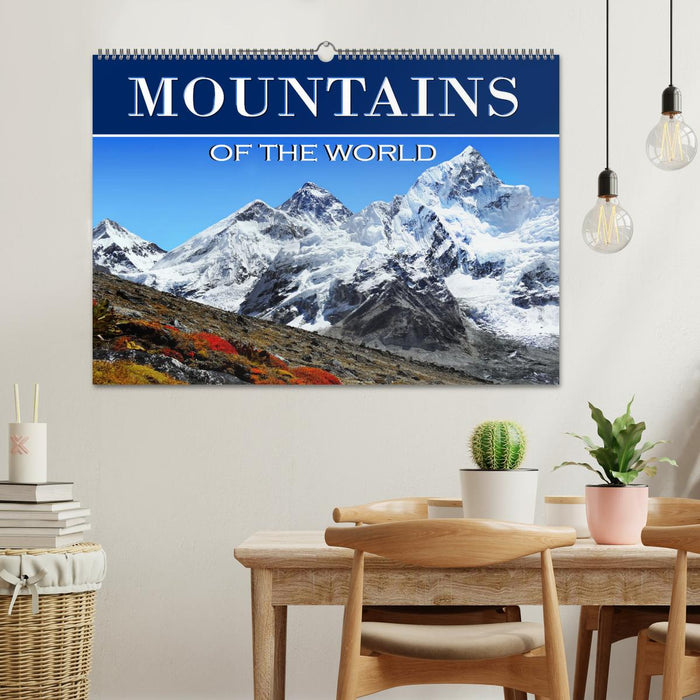 Mountains of The World (CALVENDO Monthly Calendar 2026)