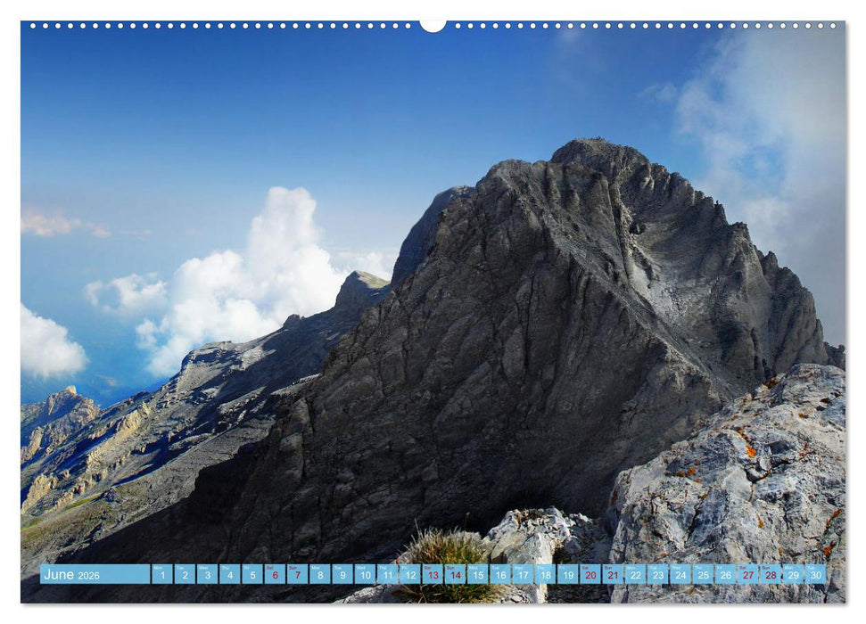 Mountains of The World (CALVENDO Monthly Calendar 2026)