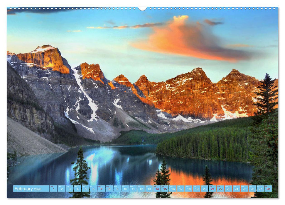 Mountains of The World (CALVENDO Premium-Calendar 2026)