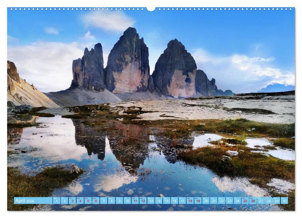 Mountains of The World (CALVENDO Premium-Calendar 2026)