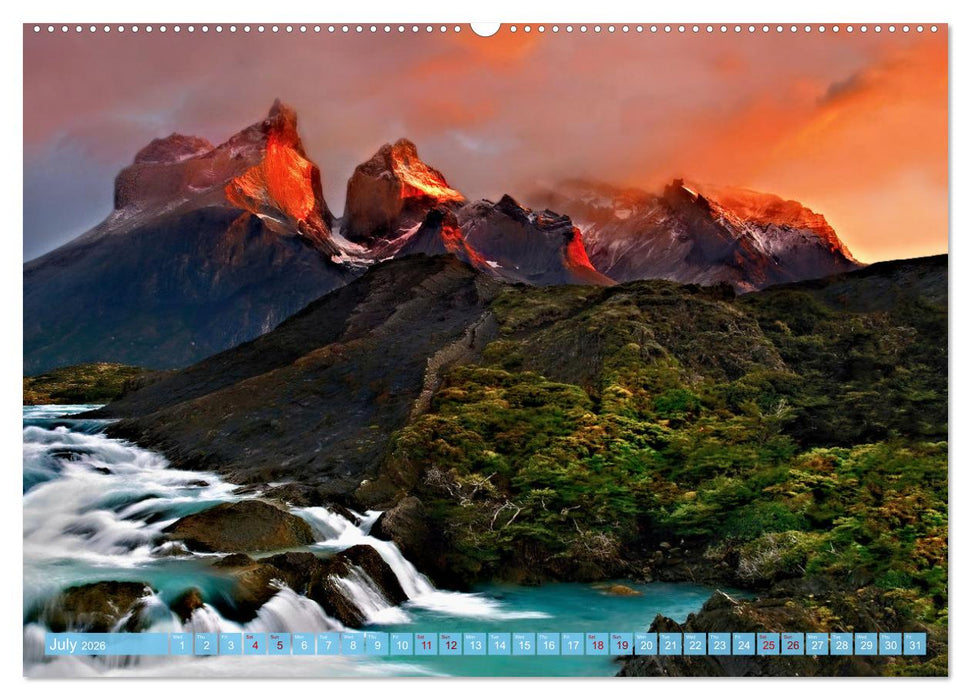 Mountains of The World (CALVENDO Premium-Calendar 2026)