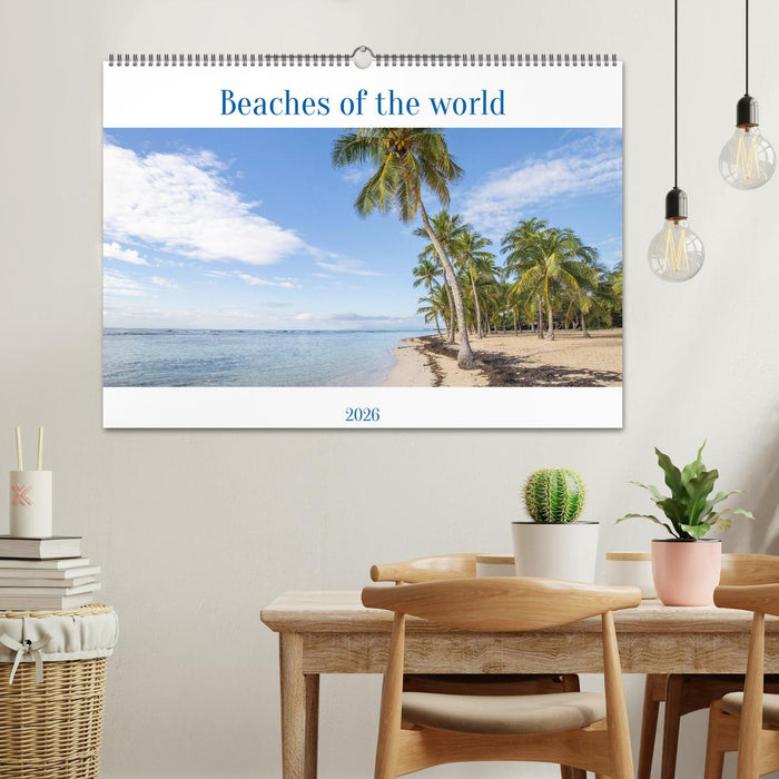 Beaches of the world (CALVENDO Monthly Calendar 2026)