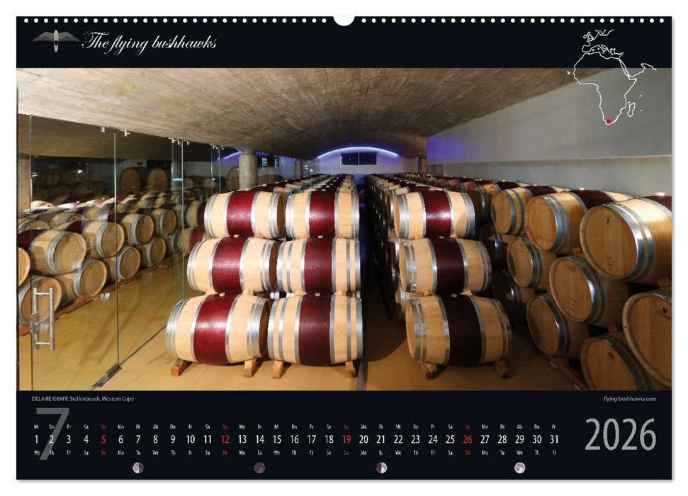 Wein & Architektur 2026 (CALVENDO Premium Wandkalender 2026)