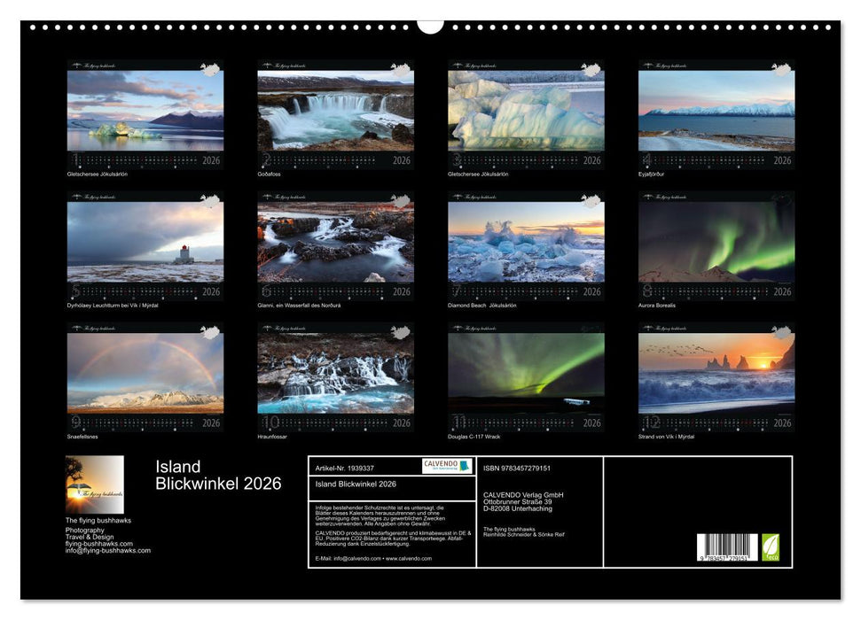 Island Blickwinkel 2026 (CALVENDO Wandkalender 2026)