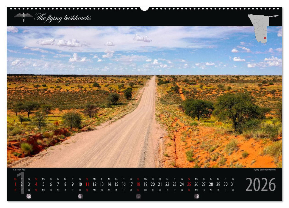Namibia Blickwinkel 2026 (CALVENDO Wandkalender 2026)