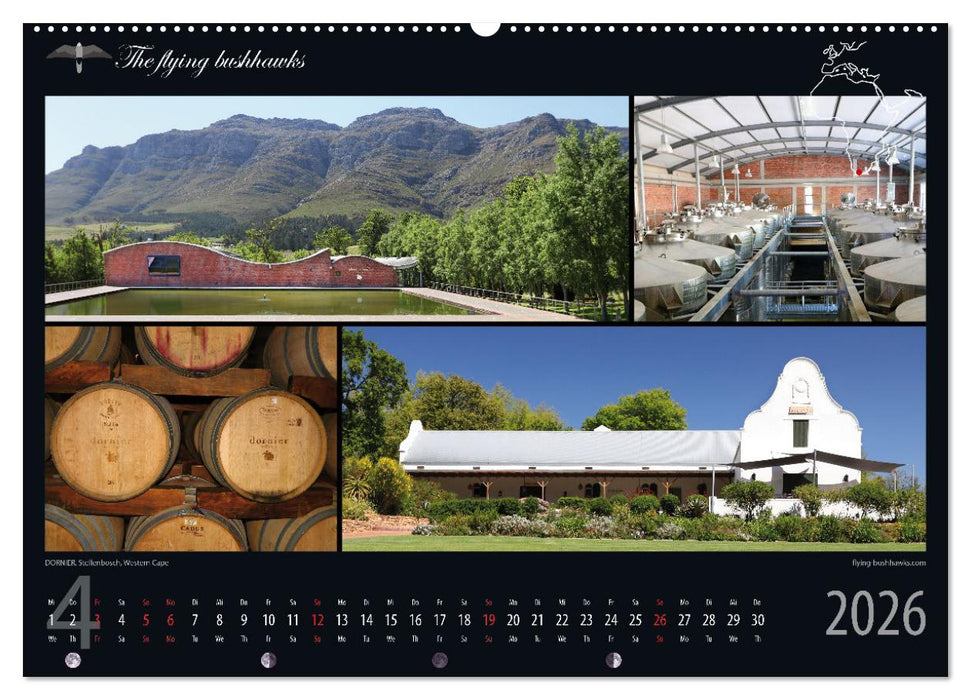 Wein & Architektur 2026 (CALVENDO Wandkalender 2026)