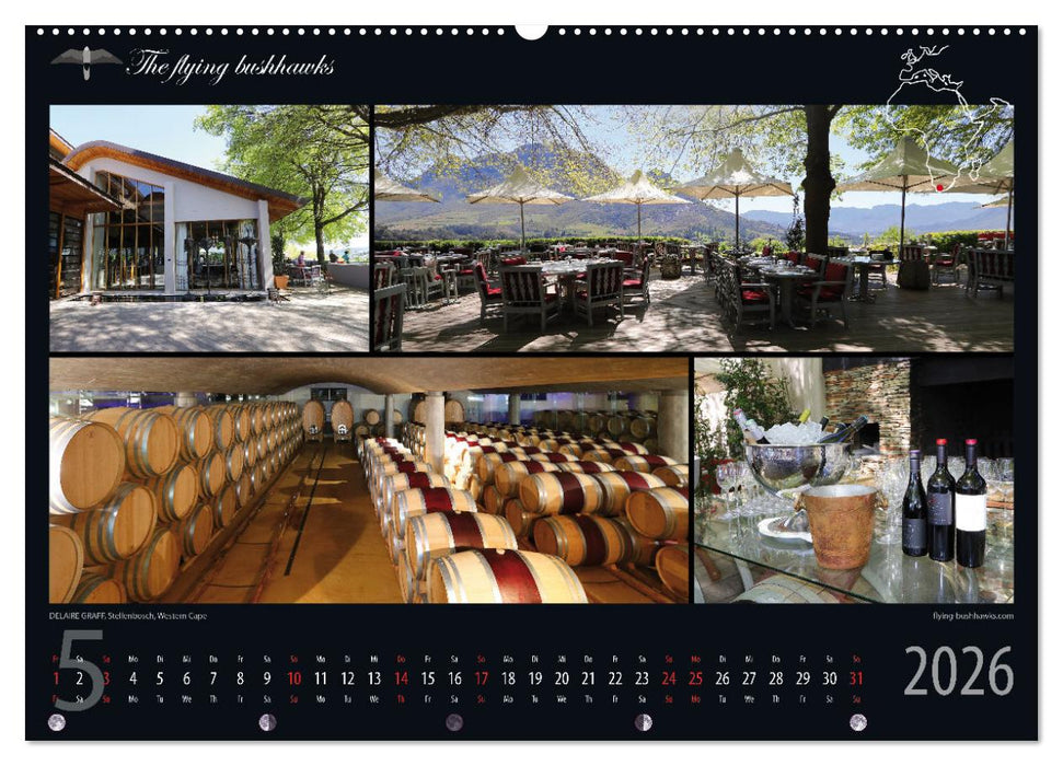 Wein & Architektur 2026 (CALVENDO Wandkalender 2026)