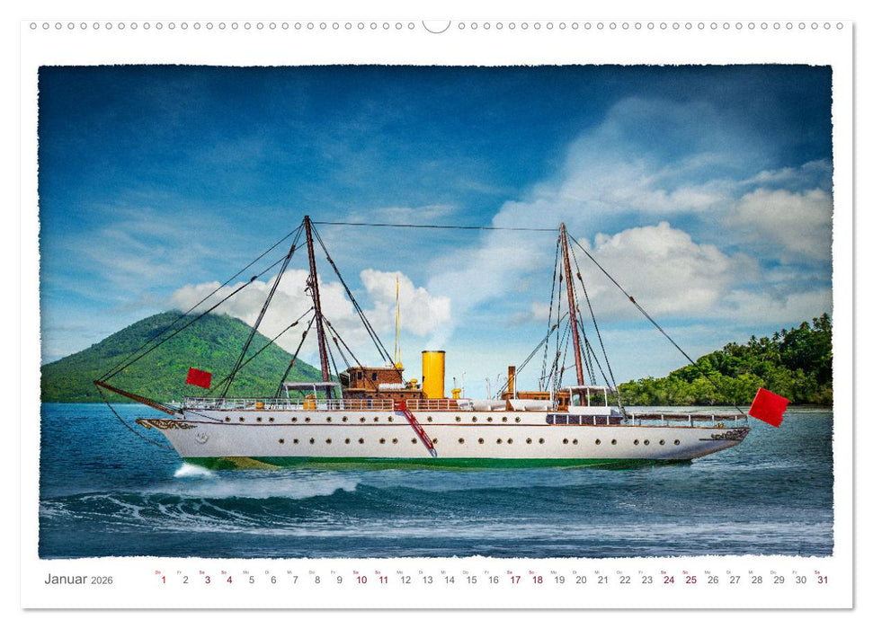 Modellschiffe in Szene gesetzt. (CALVENDO Wandkalender 2026)