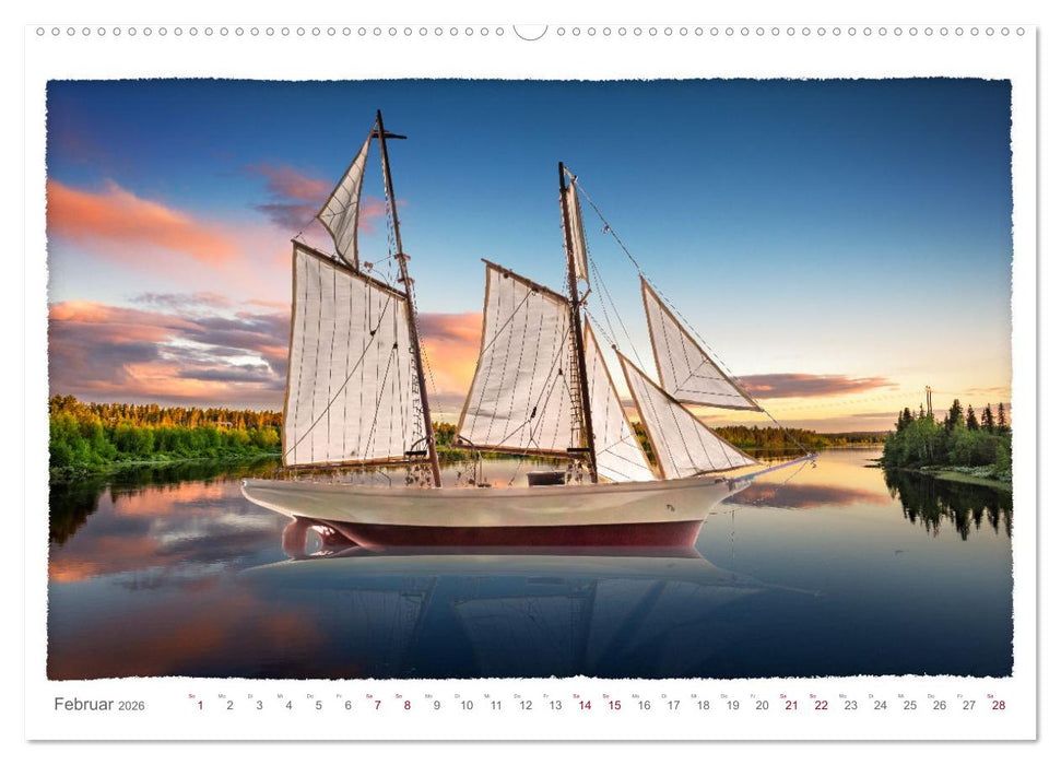 Modellschiffe in Szene gesetzt. (CALVENDO Wandkalender 2026)
