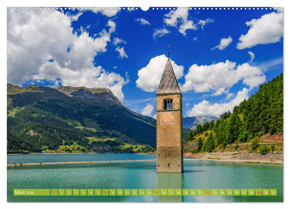 Romantische Kirchen und Kapellen (CALVENDO Wandkalender 2026)