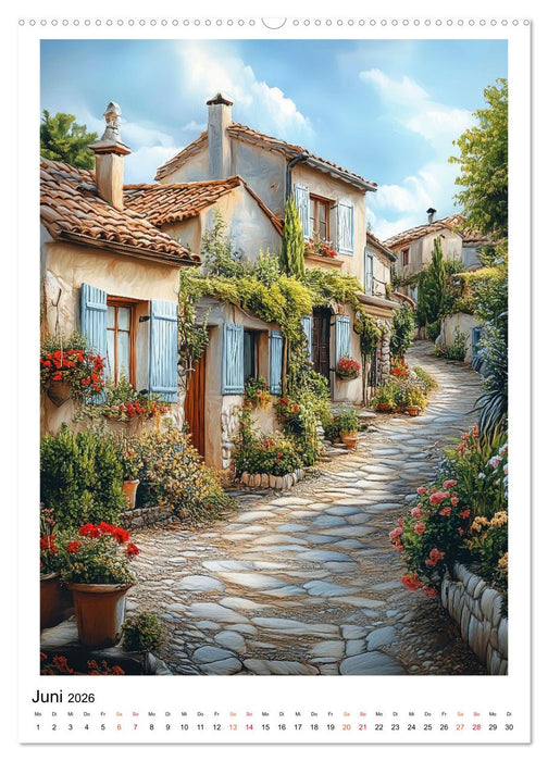Provence - Landschaften, Dörfer, Lavendel (CALVENDO Premium Wandkalender 2026)
