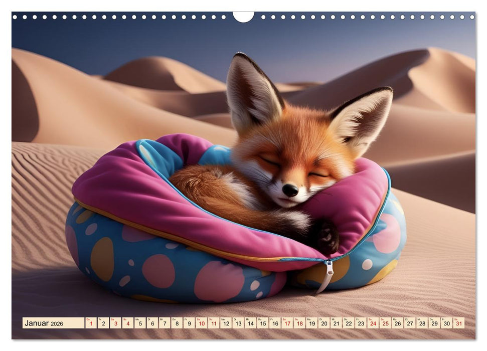 Tiere dieser Welt - Niedliche Tiere in witzigen Momenten (CALVENDO Wandkalender 2026)