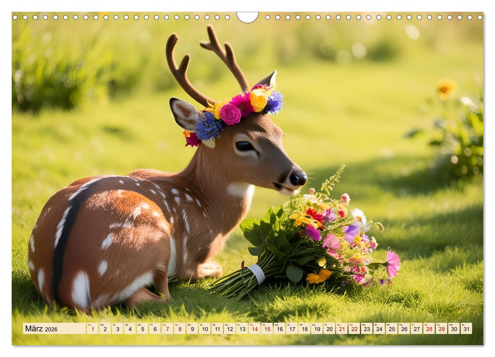 Tiere dieser Welt - Niedliche Tiere in witzigen Momenten (CALVENDO Wandkalender 2026)