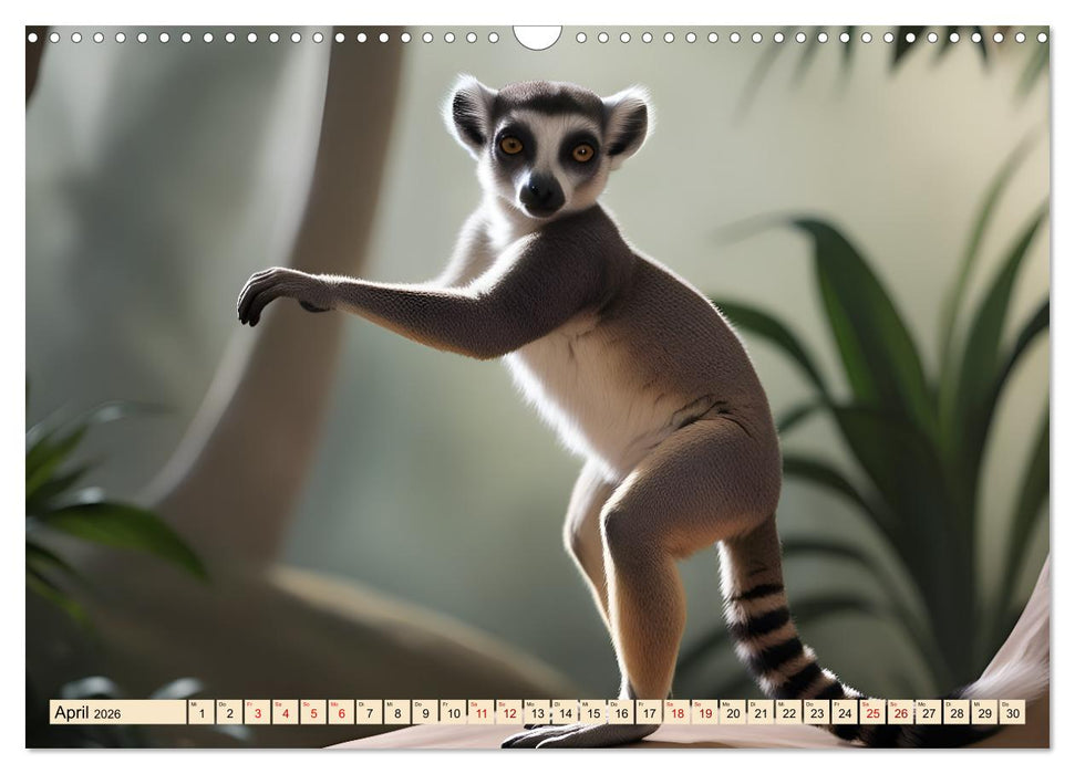 Tiere dieser Welt - Niedliche Tiere in witzigen Momenten (CALVENDO Wandkalender 2026)