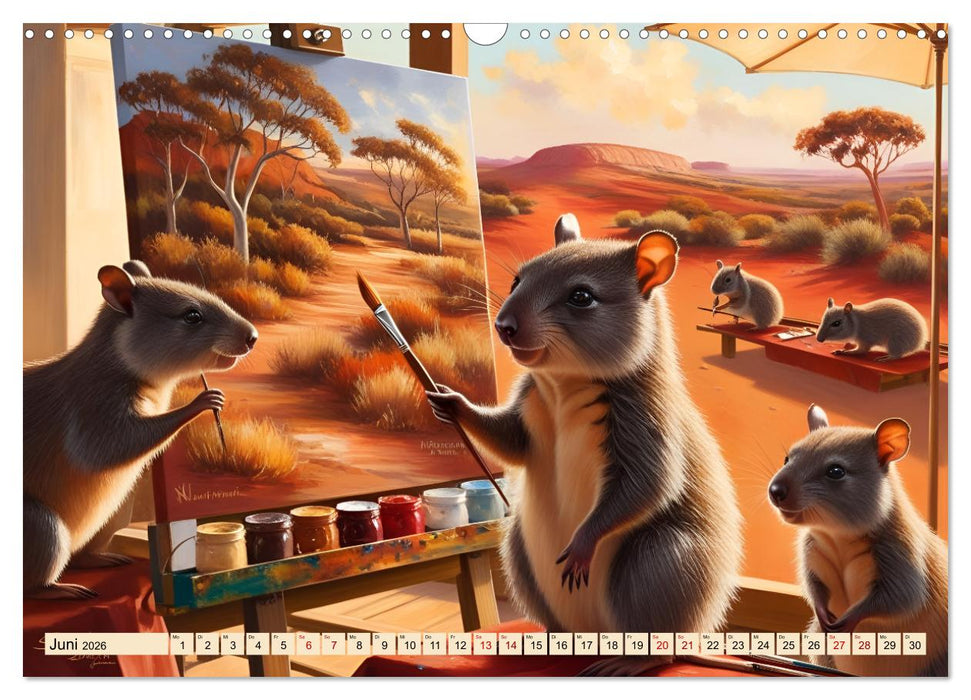 Tiere dieser Welt - Niedliche Tiere in witzigen Momenten (CALVENDO Wandkalender 2026)