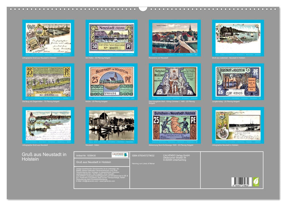 Gruß aus Neustadt in Holstein (CALVENDO Wandkalender 2026)