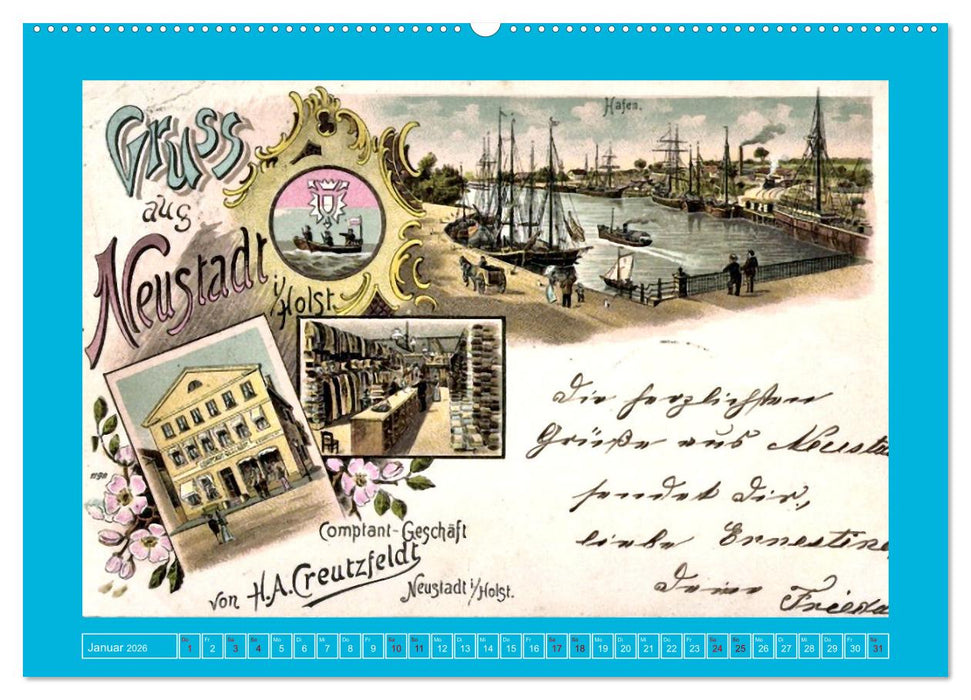 Gruß aus Neustadt in Holstein (CALVENDO Wandkalender 2026)