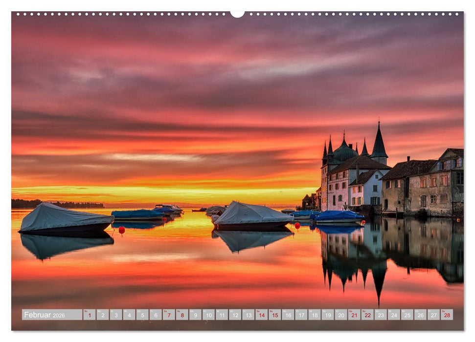 Bodensee-Stimmungen (CALVENDO Wandkalender 2026)