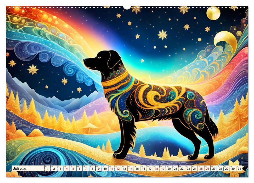 Tiere aus Regenbogenfarben (CALVENDO Premium Wandkalender 2026)