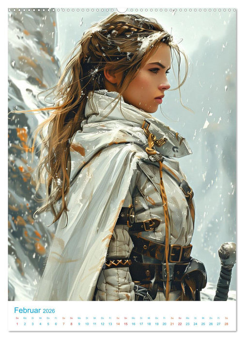 Rittertum - ein Jahr voller Heldentaten (CALVENDO Premium Wandkalender 2026)