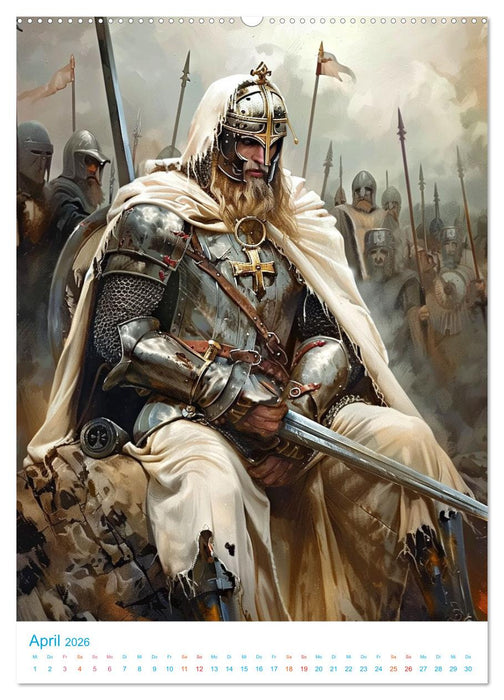 Rittertum - ein Jahr voller Heldentaten (CALVENDO Premium Wandkalender 2026)