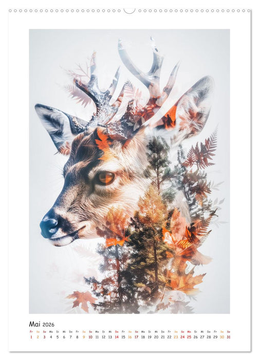 Magische Tierkunst (CALVENDO Wandkalender 2026)