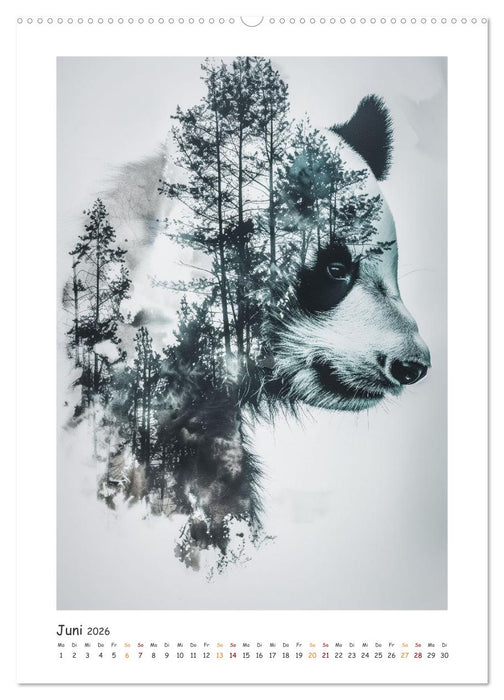 Magische Tierkunst (CALVENDO Wandkalender 2026)