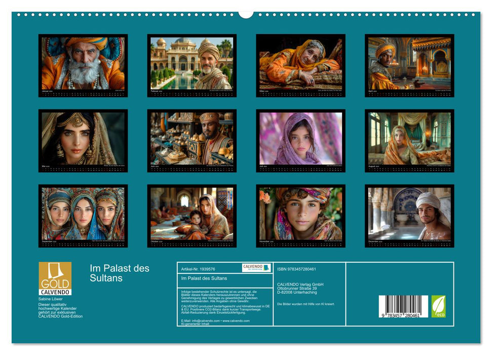 Im Palast des Sultans (CALVENDO Premium Wandkalender 2026)