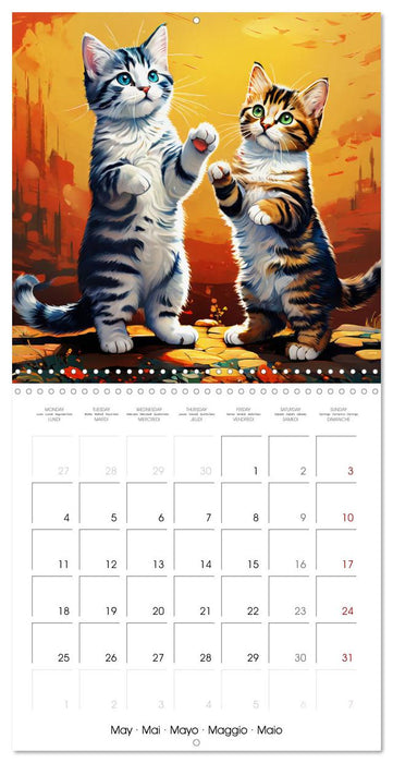 Kittens Hi Pet (CALVENDO Monthly Calendar 2026)