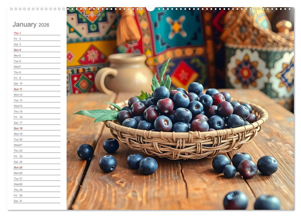 Superfood Dreams - AI art for gourmets (CALVENDO Monthly Calendar 2026)