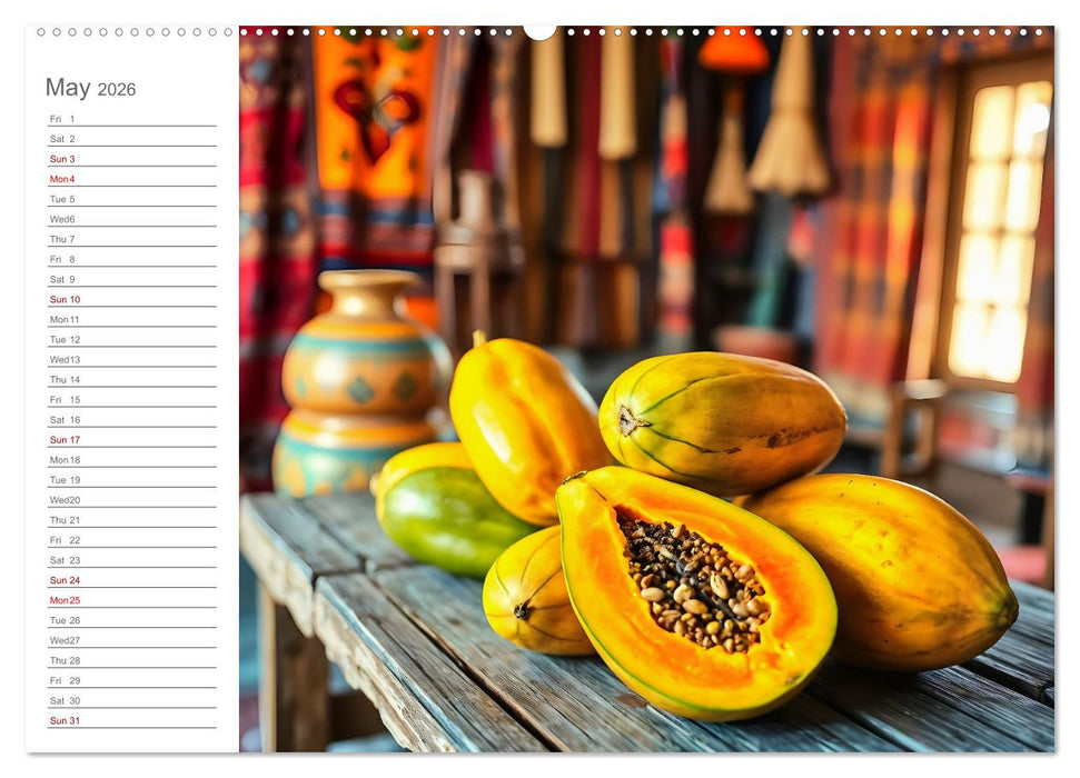 Superfood Dreams - AI art for gourmets (CALVENDO Monthly Calendar 2026)