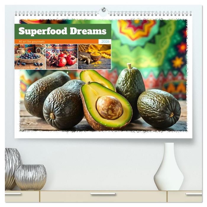 Superfood Dreams - AI art for gourmets (CALVENDO Premium-Calendar 2026)
