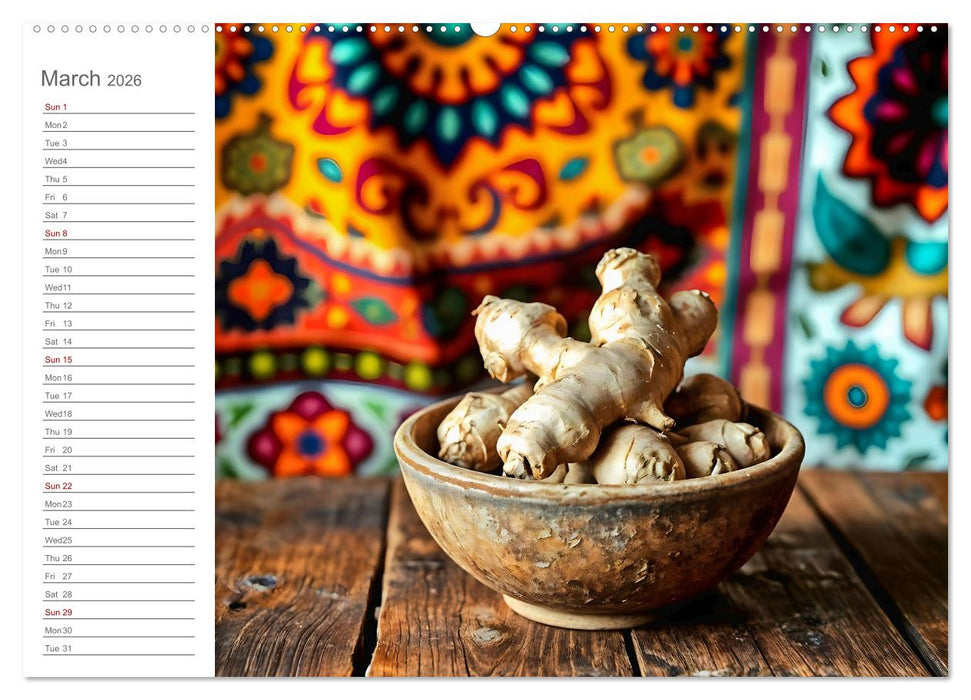 Superfood Dreams - AI art for gourmets (CALVENDO Premium-Calendar 2026)