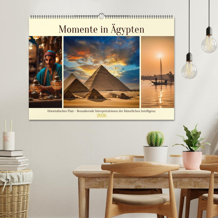 Momente in Ägypten (CALVENDO Wandkalender 2026)