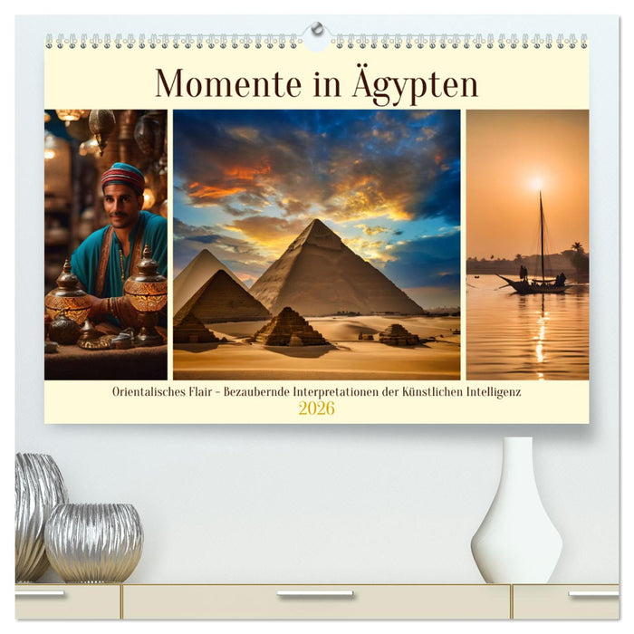Momente in Ägypten (CALVENDO Premium Wandkalender 2026)