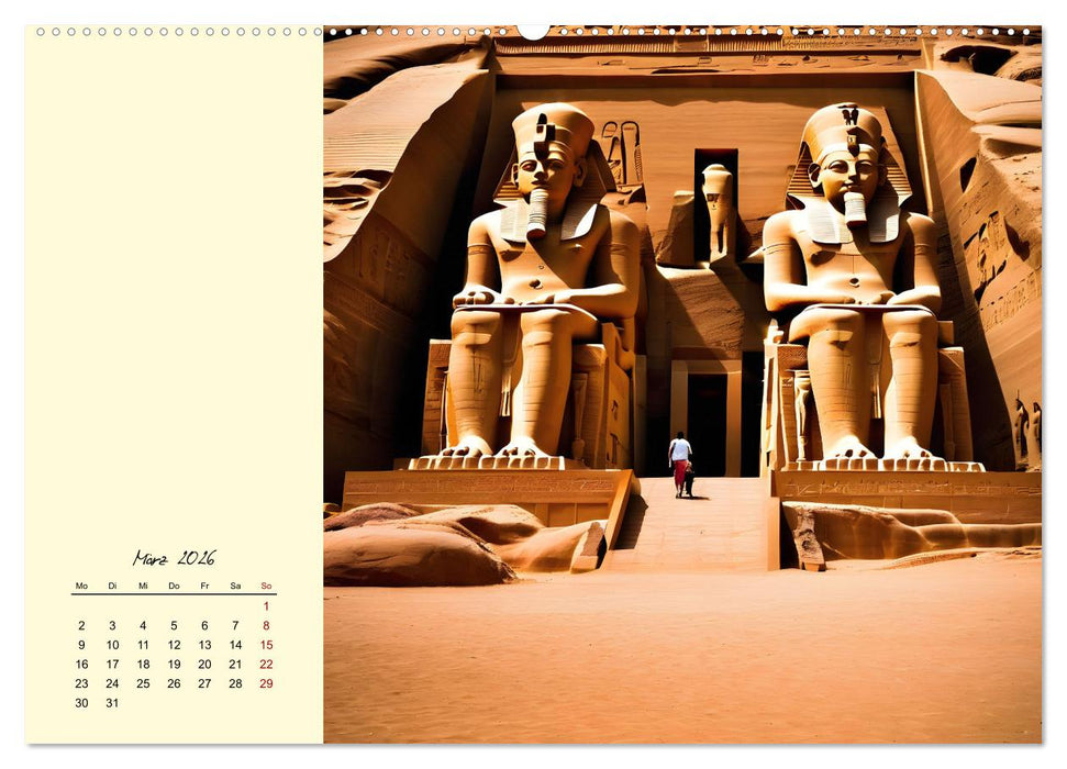 Momente in Ägypten (CALVENDO Premium Wandkalender 2026)