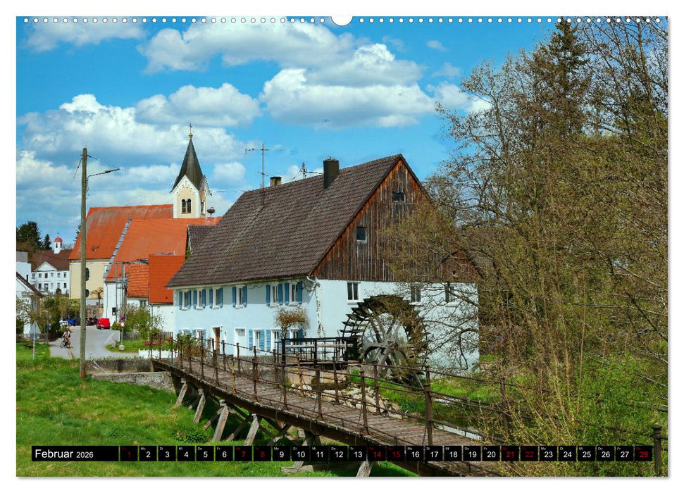 Die Stauden - Heimat in den westlichen Wälder Augsburg (CALVENDO Wandkalender 2026)