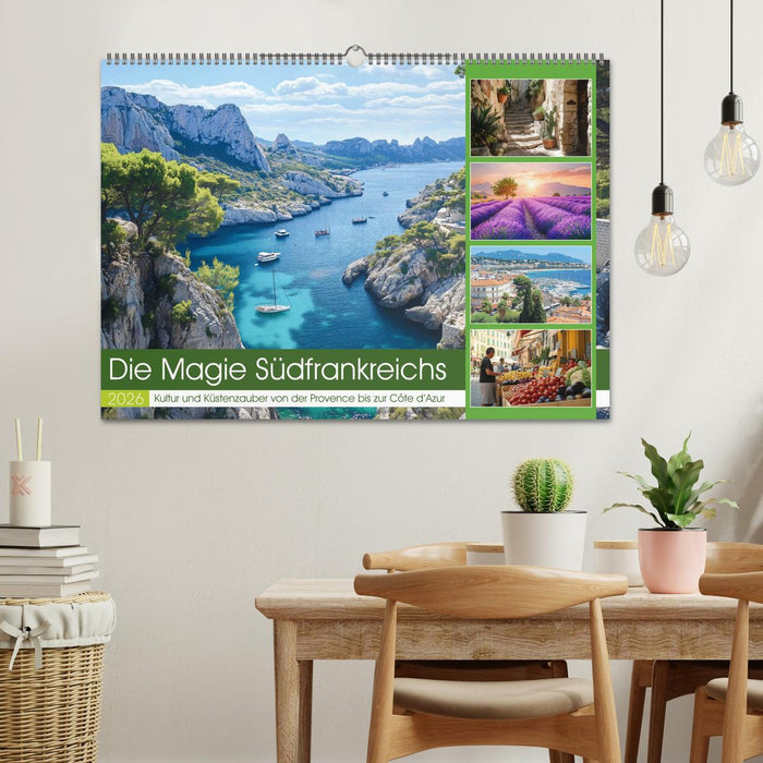 Die Magie Südfrankreichs (CALVENDO Wandkalender 2026)