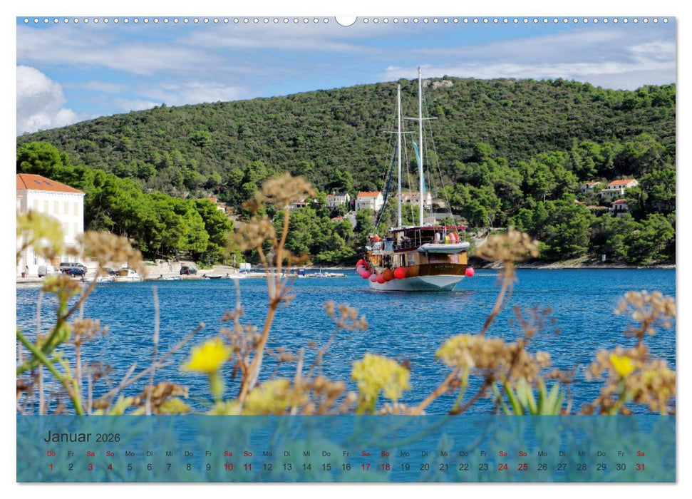Dalmatien - Stille Orte (CALVENDO Wandkalender 2026)