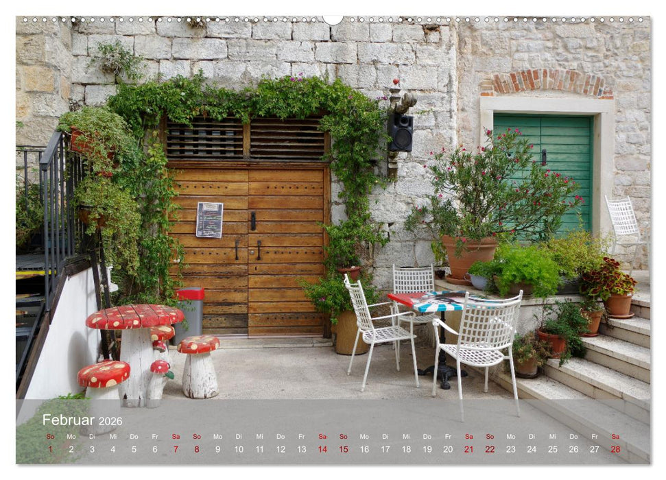 Dalmatien - Stille Orte (CALVENDO Wandkalender 2026)